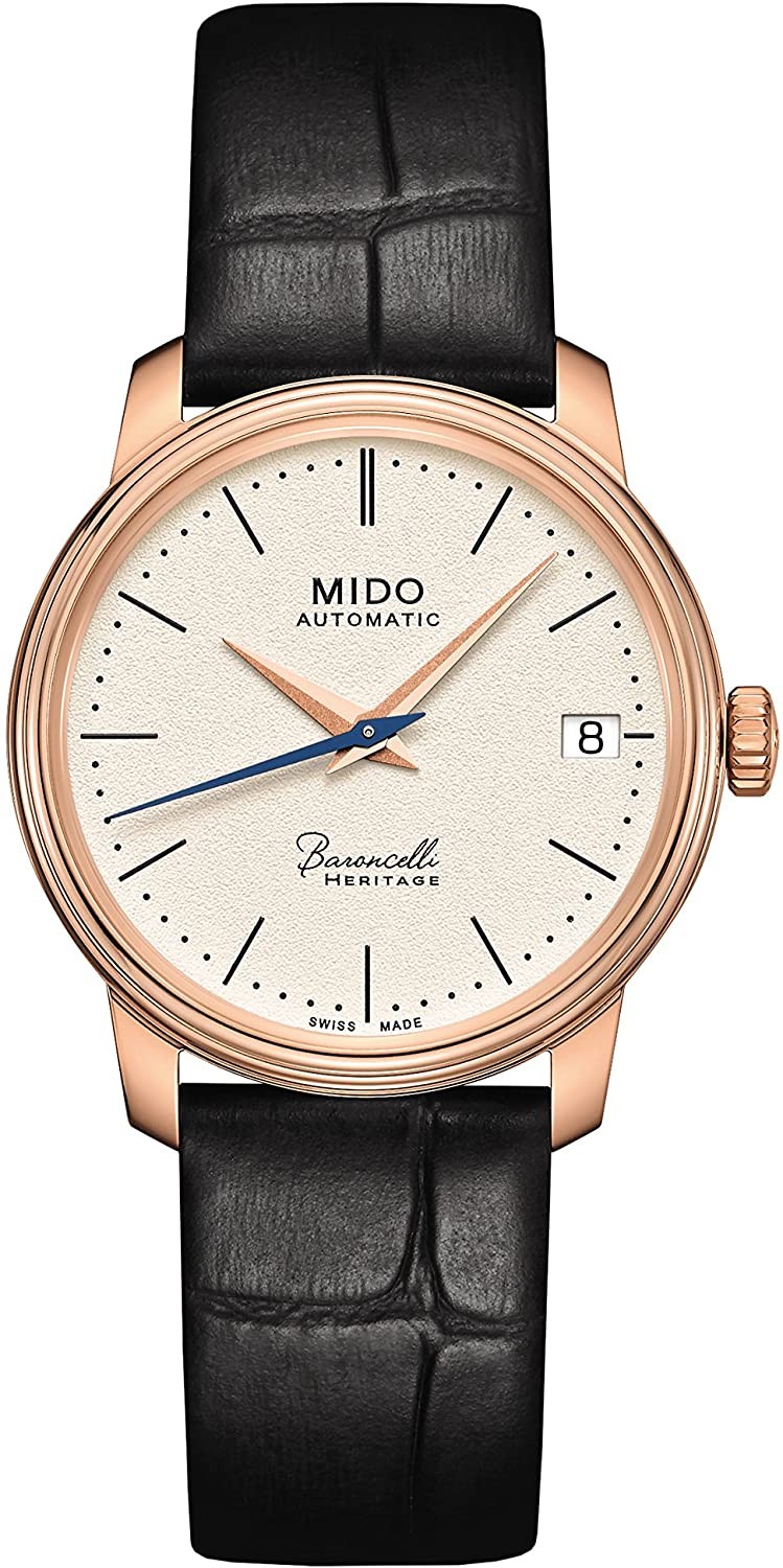 MIDO Womens Analogue Automatic Watch with Leather Strap M0272073626000